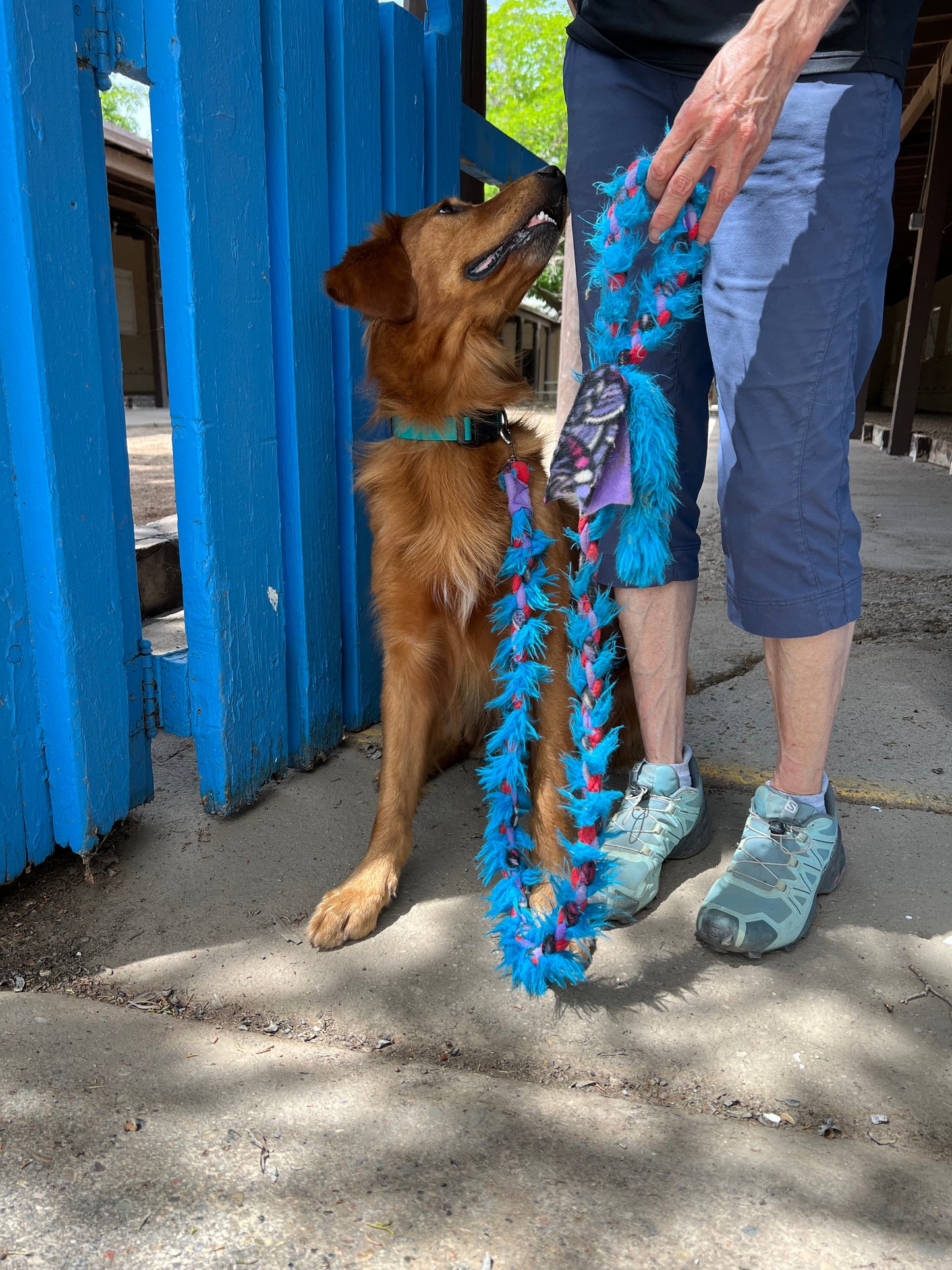 Braided Furry Leash