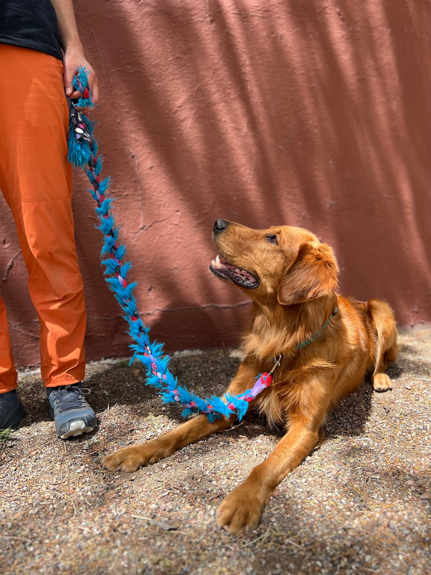 Braided Furry Leash