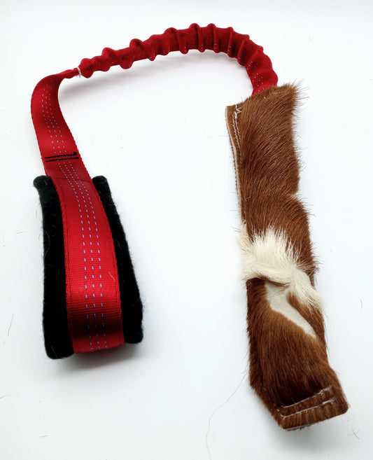 Cowhide Bungee Tug