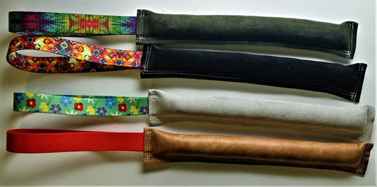 Leather and Suede Tug Sticks